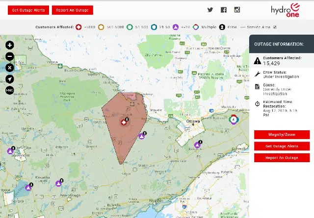 Valley Power Outages Update 445PM | 96.1 Renfrew Today