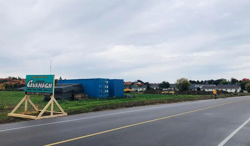 Groundbreaking today for the Lepine Apartments in Renfrew 96.1