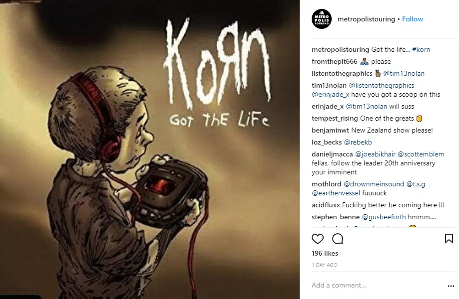 Korn coming back to Australia? 99.3 BRock FM