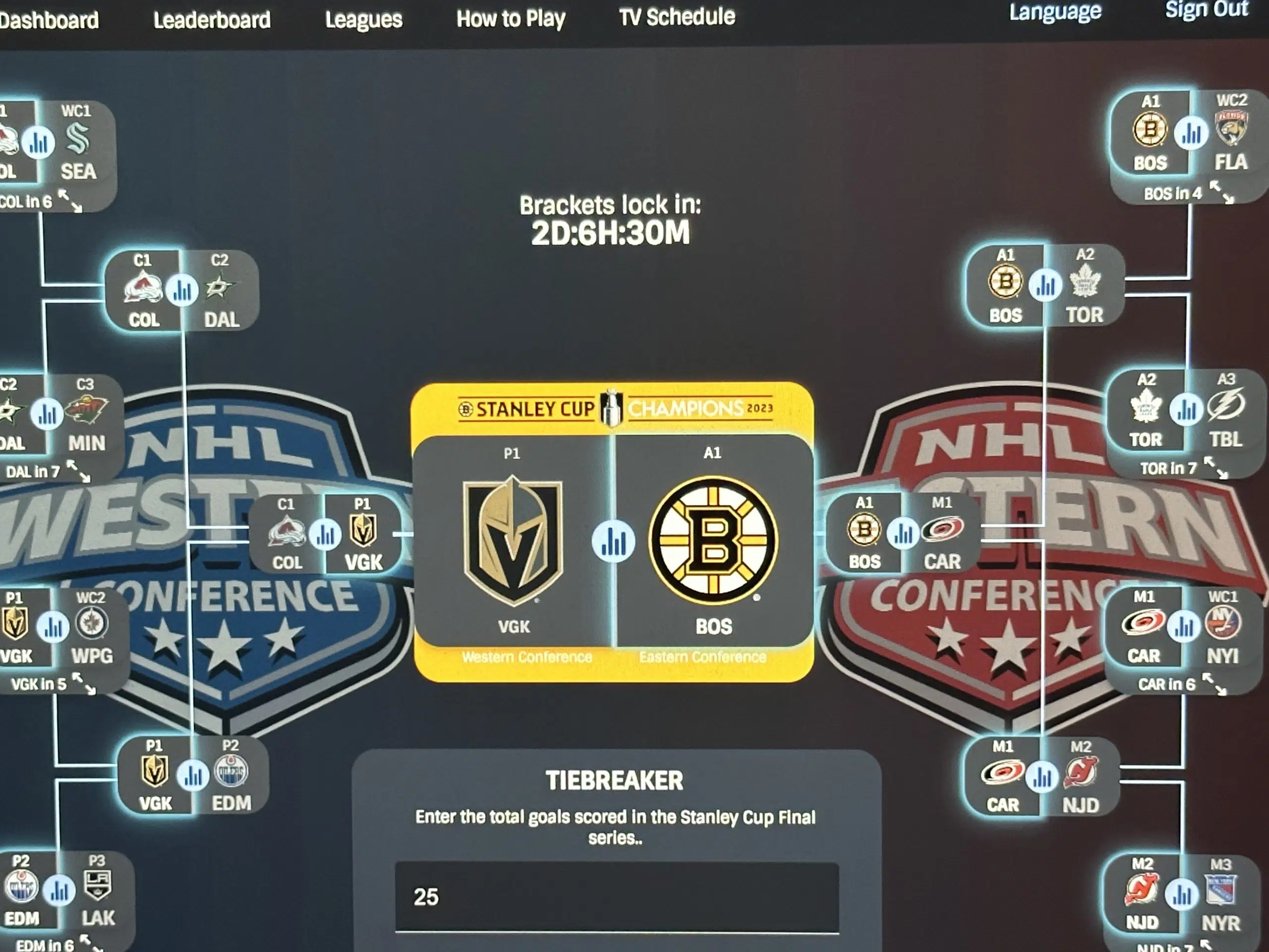 2025 Stanley Cup Playoff Bracket Clarey Franciska