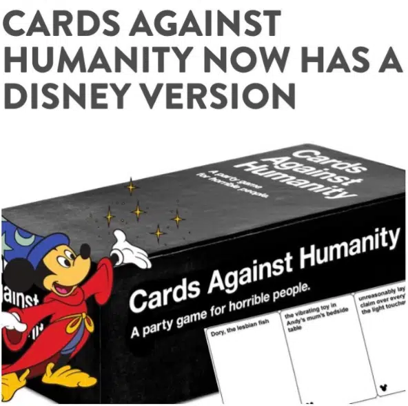 Cards Against Humanity Has A New Disney Version! | Z95.3 ...