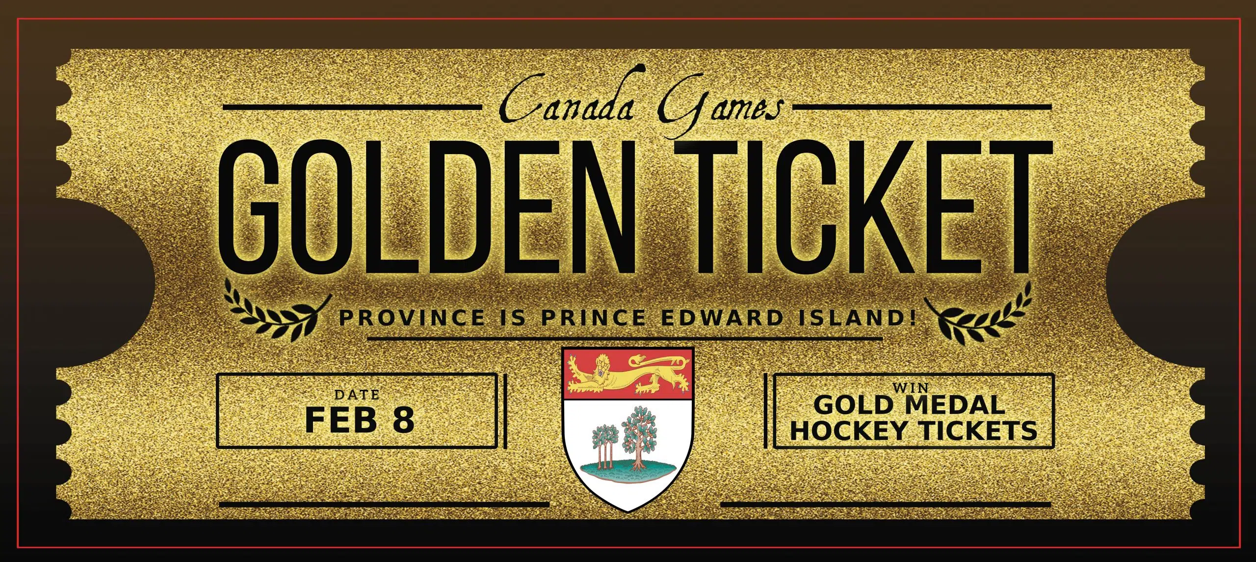 2023 Canada Games Hunt for the Golden Ticket Ocean 100 Charlottetown