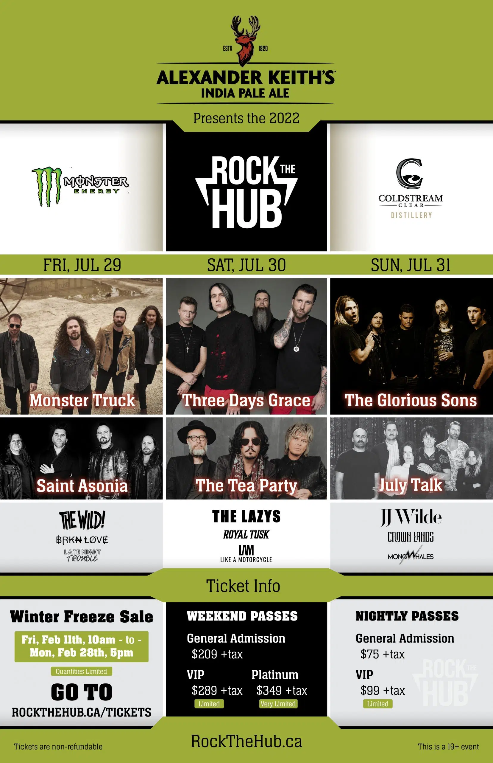 Q Presents Rock The Hub '22 Q104 The Home of Rock and Roll Halifax