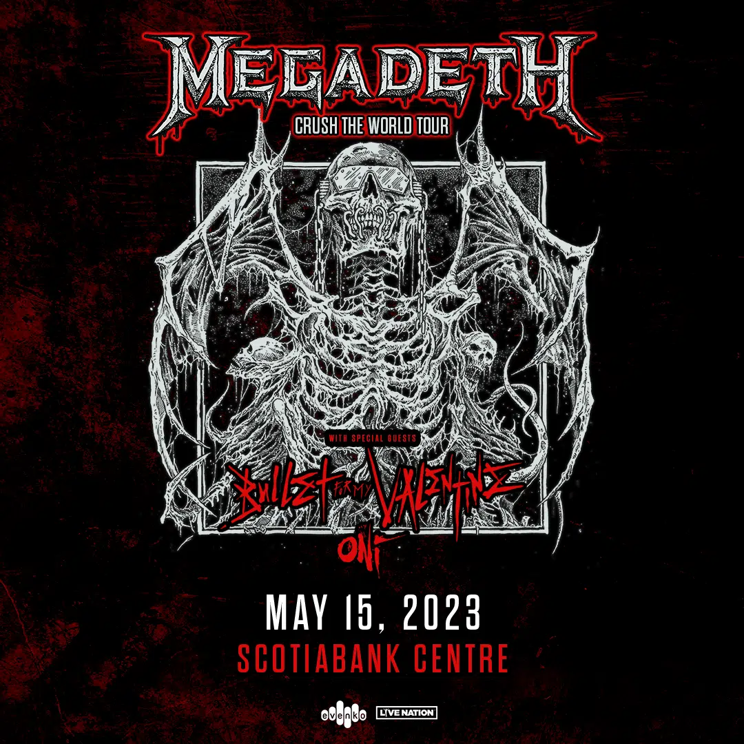 megadeth world tour 2023