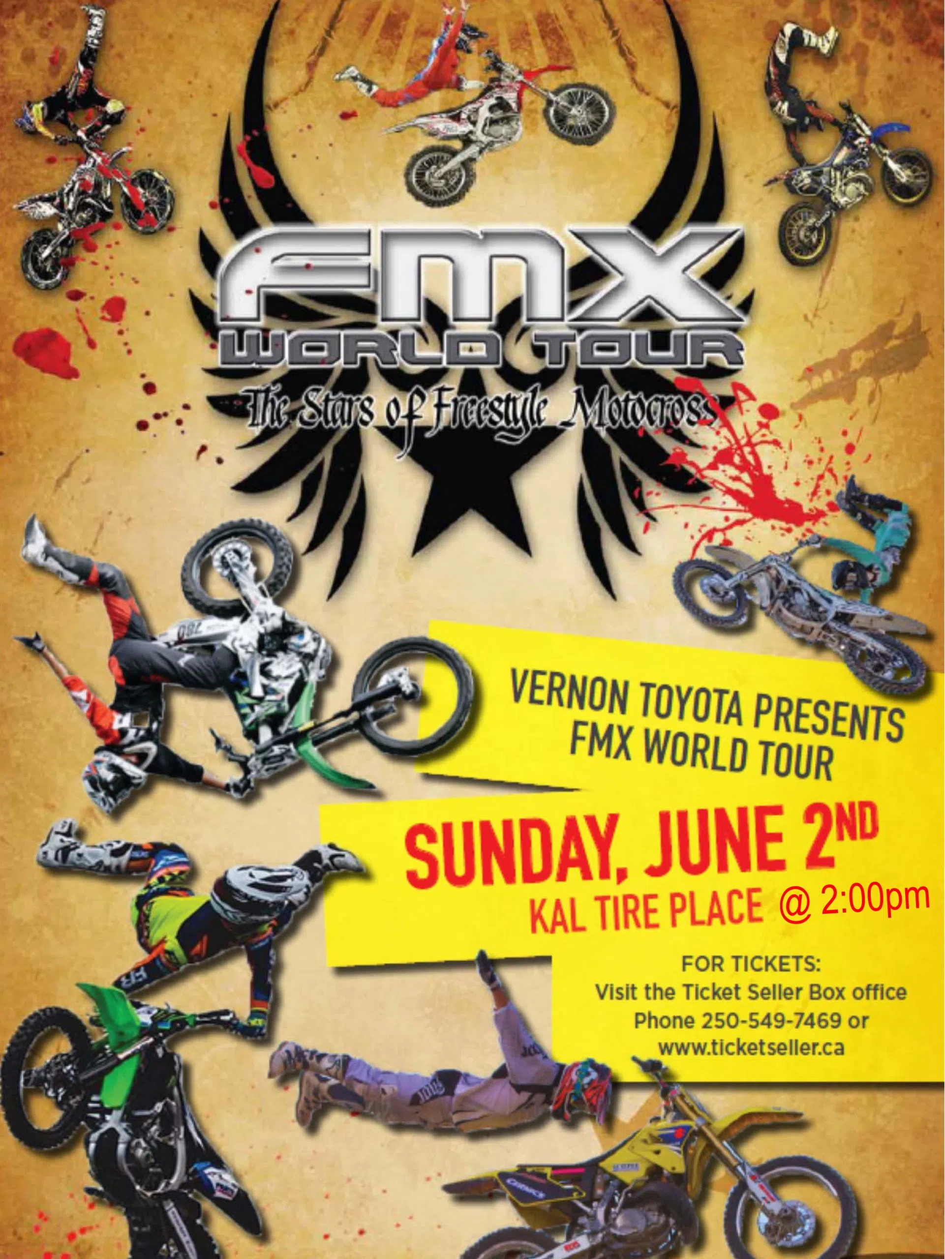 FMX World Tour The Stars of Freestyle Motorcross New Country 100.7
