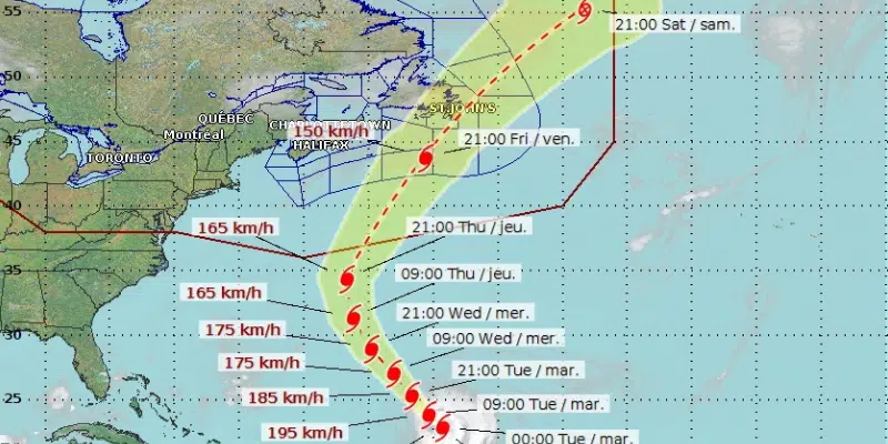 Hurricane Larry Likely to Pass Through Eastern Newfoundland: Canadian ...