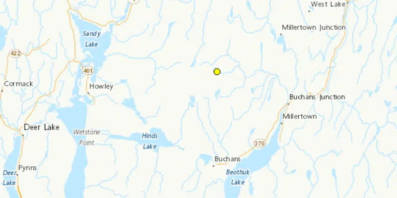 An earthquake of magnitude 2.5 was reported near Buchanes