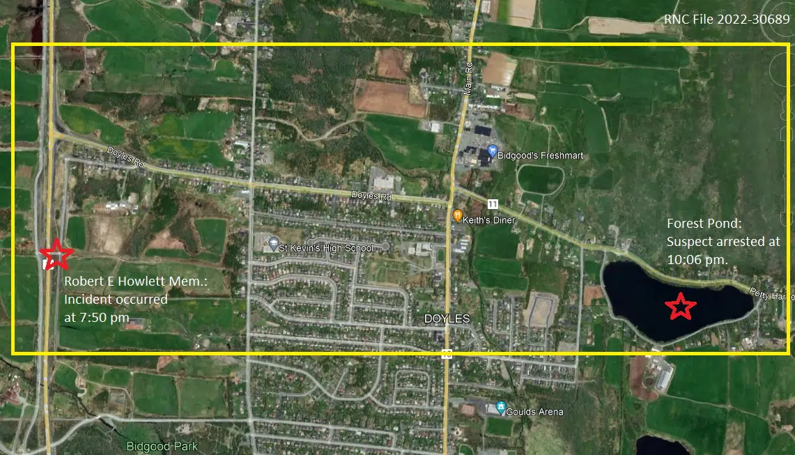 goulds shooting incident map VOCM