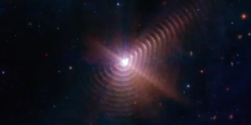 Telescopio espacial James Webb captura imagen de ‘huella digital en el espacio’