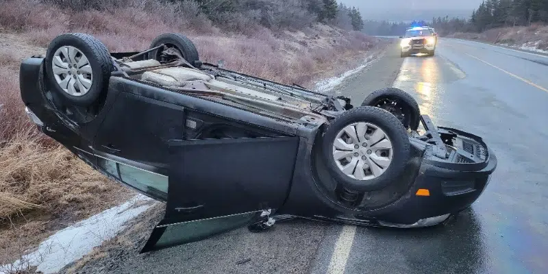 Costs Anticipated After Automotive Hits Flatbed Truck, Launched Into Air