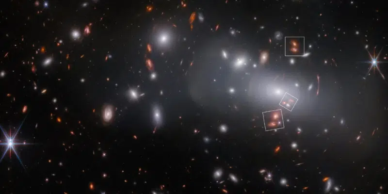 Il James Webb Telescope fa scoperte in grandi galassie