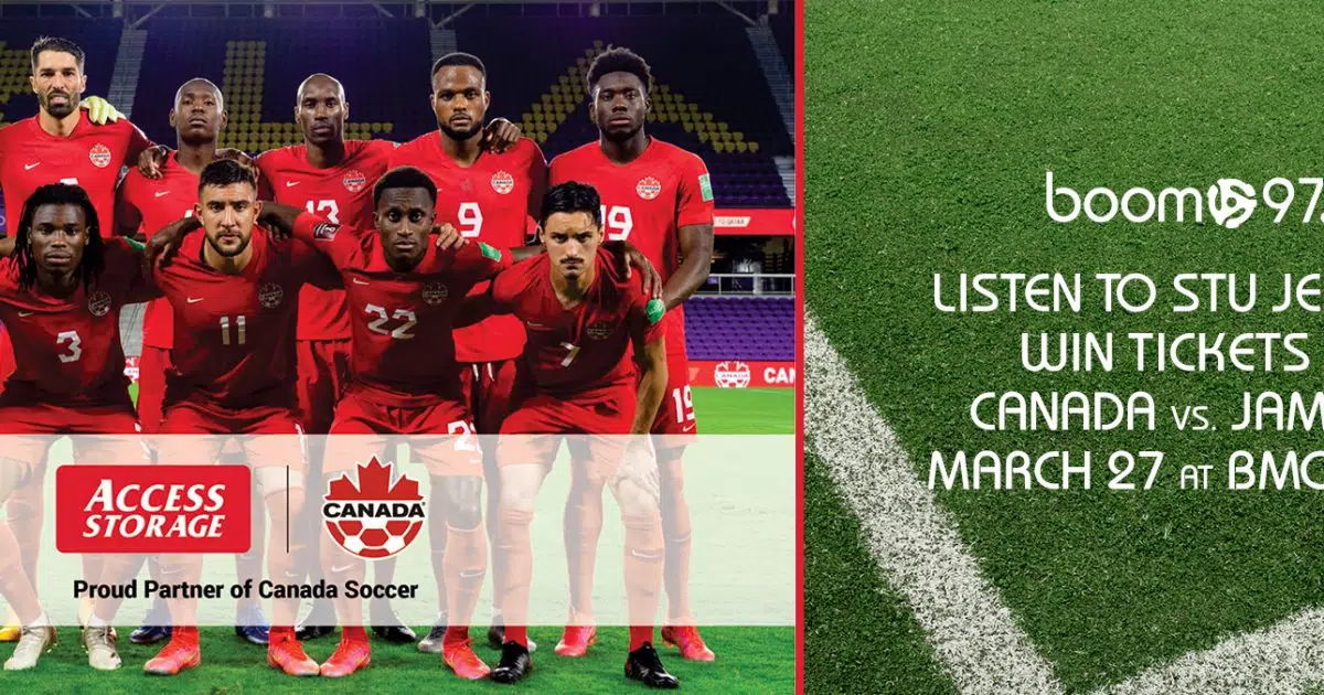 Canada vs. Jamaica Win tickets with Stu Jeffries! boom 97.3 70s