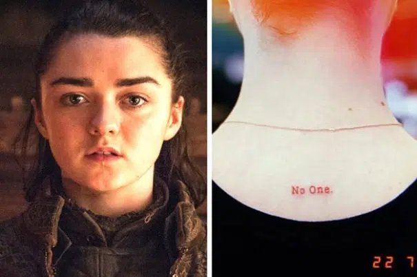 Maisie Williams Gets “No One” Tattoo | HOT 