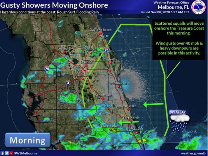 Volusia County Emergency Management Monitoring Tropical Storm Eta