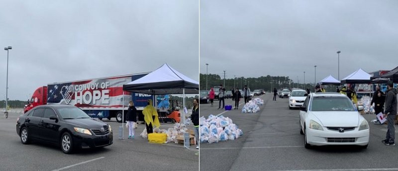 Convoy Of Hope, Partners, Distribute 35,000 Pounds Of Food, Water And Supplies - Vimarsana News